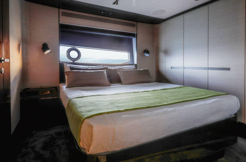 Guest cabin on starboard side