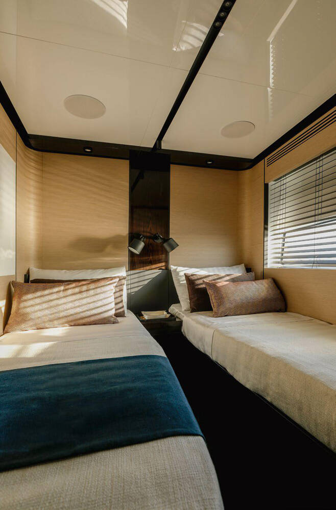 Guest cabin on portside