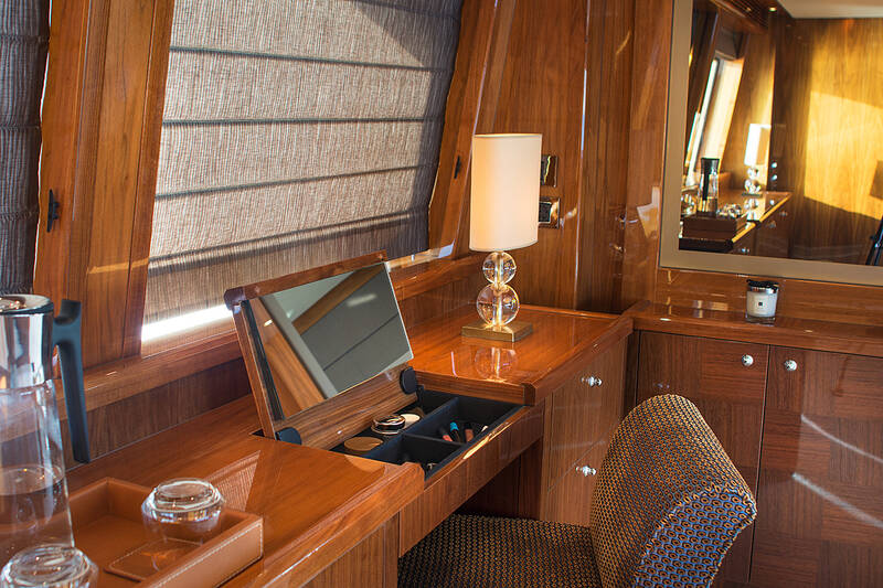 Master cabin on upper deck