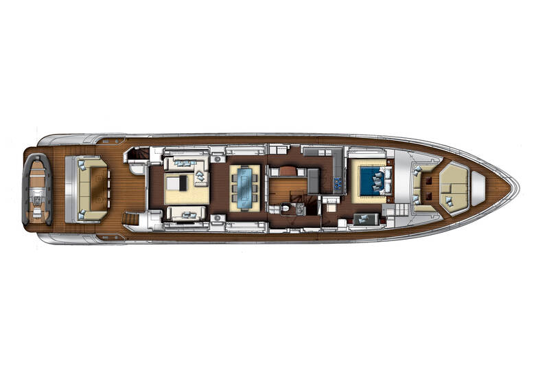 Main deck Azimut Grande 100