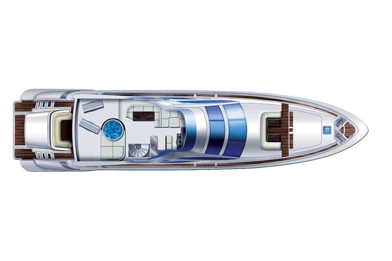 Flybridge Of The Azimut Leonardo 100