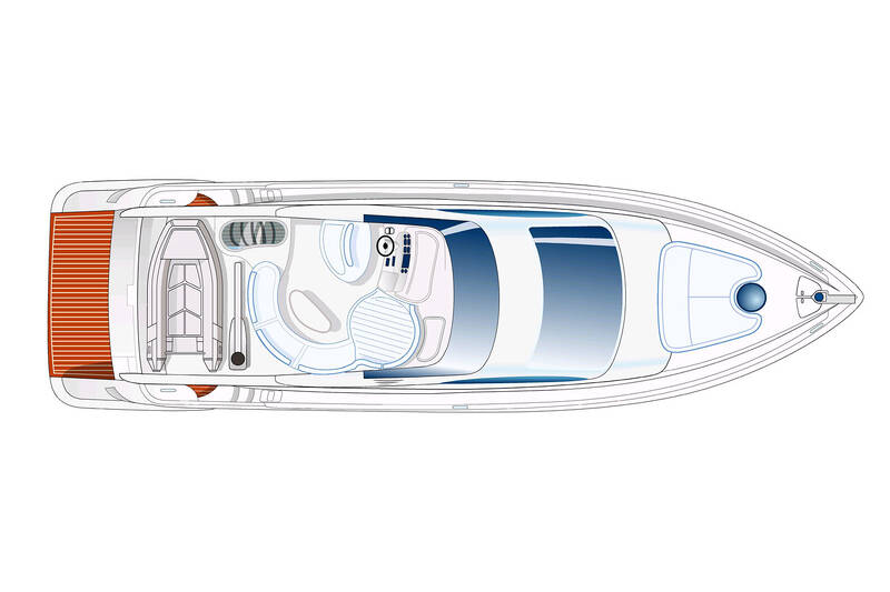 Tender on flybridge