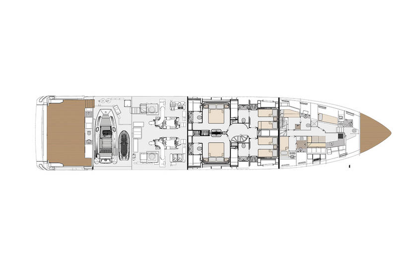 Lower deck