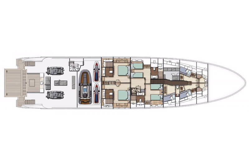 Lower deck