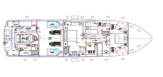 Lower deck
