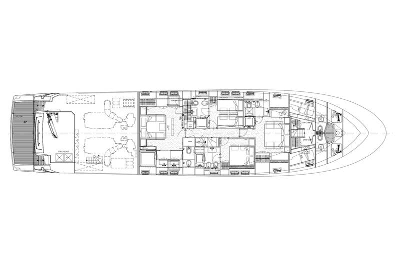 Lower deck