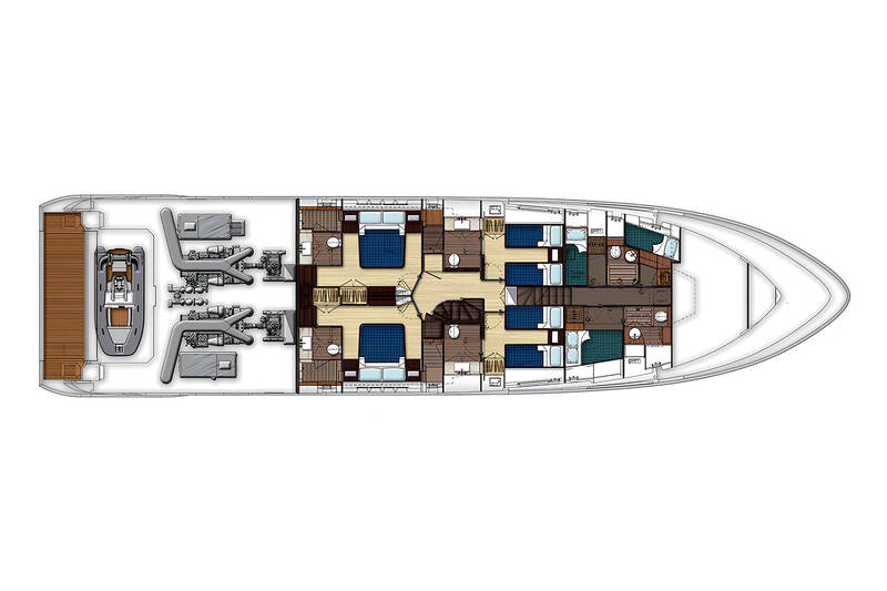 Lower deck